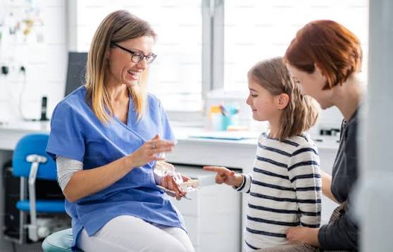 Kids dental visit notes from Avani Dental Clinic
